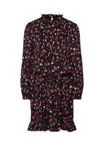 Véro Moda VERO MODA, Damen Kleid 'SABBY ZIGGA', Weinrot / Schwarz