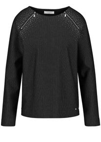 Gerry Weber, Damen T-Shirt, Schwarz / Silber