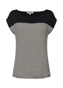 ABOUT YOU, Damen Shirt 'Eleonora', Schwarz / Weiß