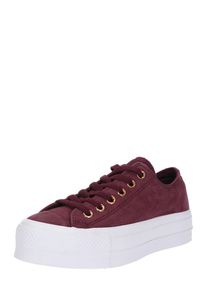 Converse, Damen Sneaker 'CTAS CLEAN LIFT NUBUCK', Bordeaux