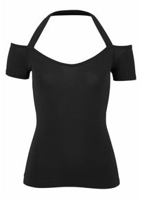 Lascana, Damen Neckholder-Shirt, Schwarz