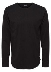 Only & Sons Only & Sons, Herren Oberteil mit langen Ärmeln, Schwarz