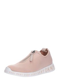 DKNY, Damen Sneaker 'MELISSA-SLIP ON SNEAKER W/ZIPPER', Puder