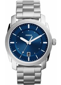 Fossil, Herren Quarzuhr 'MACHINE, FS5340', Blau / Silber / Weiß