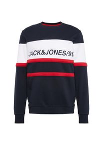 Jack & Jones JACK & JONES, Herren Sweatshirt, Kobaltblau / Rot / Wei&szlig;