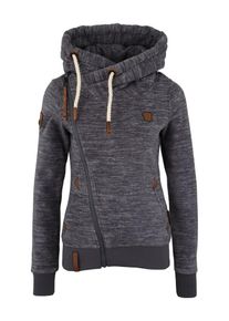 Naketano, Damen Fleecejacke '3sisch &euro; Swansisch Minut', Taubenblau / Bronze / Dunkelgrau