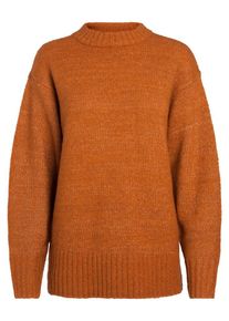 Pieces, Damen Wollpullover, Cognac