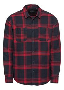 Only & Sons Only & Sons, Herren Hemd 'onsWILLEM LS CHECKED SHIRT NOOS', Dunkelblau / Rot