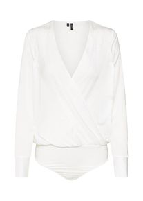 Véro Moda VERO MODA, Damen Blusenshirt 'VMFREYA LACE L/S BODY SB1', Weiß