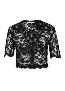 Kaffe, Damen 'Edda' Spitzen-Bolero, Schwarz