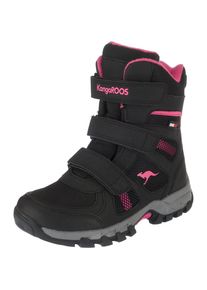 Kangaroos, Mädchen Winterstiefel 'K-RANI', Dunkelpink / Schwarz