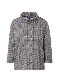 Tom Tailor, Damen Shirt, Grau / Anthrazit / Weiß