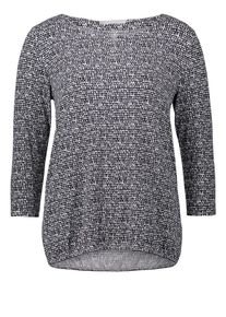 BETTY & CO Betty & Co, Damen Shirt, Nachtblau / Weiß