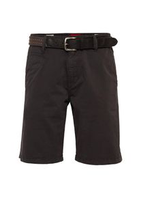 s.Oliver RED LABEL, Herren Shorts 'Plek', Schwarz