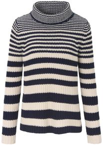 Basler, Damen Pullover, Creme / Kobaltblau