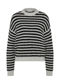 MOSS COPENHAGEN, Damen Pullover 'Denna', Beige / Schwarz