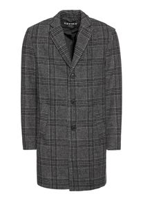 Review, Herren jacke 'WOOL OPTIC CHECK', Anthrazit