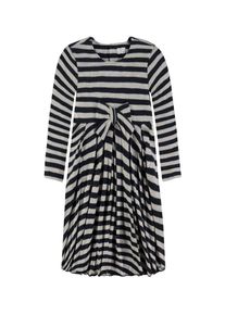 Königsmühle Königsmühle, Mädchen Kleid mit Schleife, Grau / Schwarz
