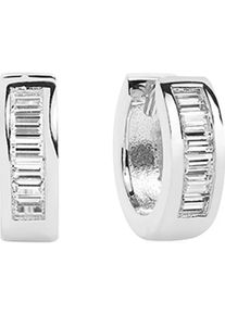 SIF JAKOBS, Damen Creole 'Corte Baguette', Silber