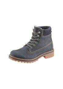 Tamaris, Damen Schn&uuml;rboots, Taubenblau