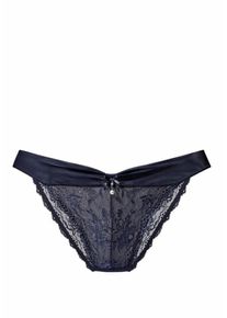 Lascana, Damen String-Tanga in raffinierter Schnittform, Marine