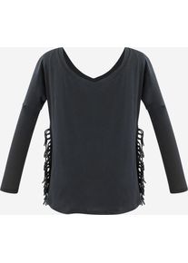 Trueprodigy, Damen Langarmshirt, Schwarz