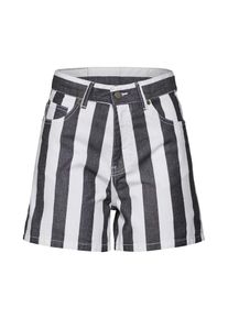 Dr. Denim, Damen Shorts 'Jenn', Schwarz / Wei&szlig;