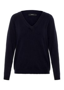 V&eacute;ro Moda VERO MODA, Damen Pullover 'KARIS V-NECK BLOUSE NOOS', Dunkelblau