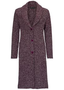 Heine, Damen Strickmantel, Bordeaux