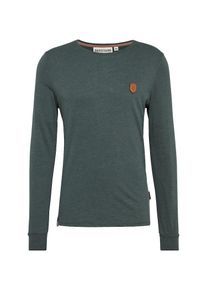 Naketano, Herren Langarmshirt 'Italienischer Hengst Langen', Grün
