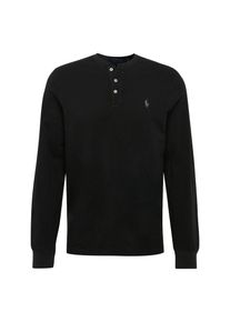 Polo Ralph Lauren, Herren Langarmshirt 'Featherweight Mesh', Schwarz