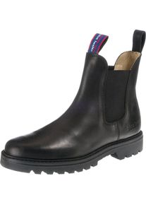 Blue Heeler, Damen Chelsea Boots 'Jackaroo', Himmelblau / Rot / Schwarz / Weiß