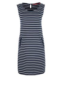 s.Oliver RED LABEL, Damen Kleid, Navy / Weiß