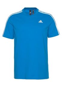 adidas Performance, Herren T-Shirt 'Essentials', Blau / Wei&szlig;