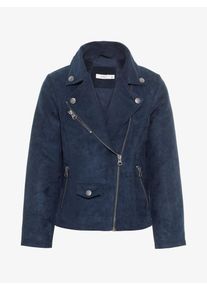 name it, M&auml;dchen Biker Jacke, Dunkelblau