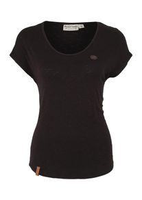 Naketano, Damen Shirt 'Falscher Smiley', Schwarz