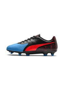 Puma, Herren Fußballschuh 'One 19.4 FG/AG', Blau / Rot / Schwarz