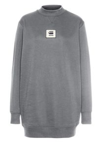 G-Star Raw, Damen Kleid 'Bilbi box logo', Graumeliert / Weiß