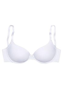 Lascana, Damen Schalen-BH, Weiß