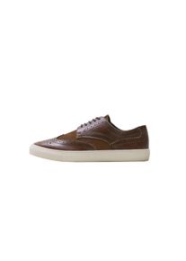 Mango Man, Herren Schuhe 'Min Picados', Braun / Kastanienbraun / Weiß
