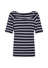 More & More MORE & MORE, Damen Shirt, Marine / Weiß