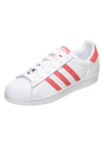 adidas originals, Damen Sneaker 'Superstar', Dunkelorange / Wei&szlig;