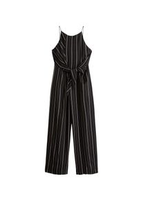 Mango, Damen Overall 'Mela', Schwarz / Wei&szlig;