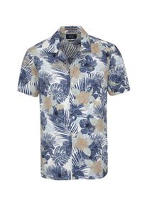 Camel Active, Herren Hemd, Marine / Greige / Wei&szlig;