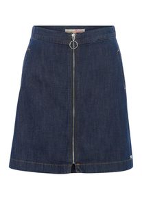 Tom Tailor Denim, Damen Jeansrock mit Rei&szlig;verschluss, Blau