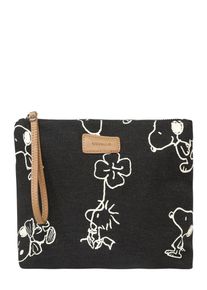 Codello, Damen Kosmetiktasche, Schwarzmeliert / Weiß