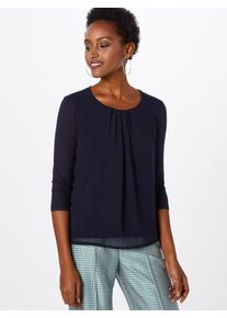 More & More MORE & MORE, Damen Bluse 'Patched Shirt Active', Marine
