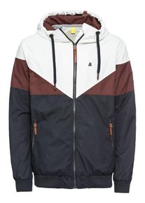 alife and kickin, Herren Jacke 'JACK', Dunkelblau / Weiß