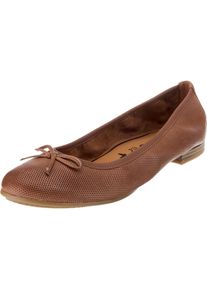 Tamaris, Damen Ballerina, Cognac