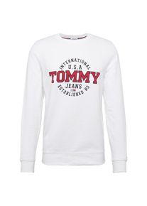 Tommy Jeans, Herren Sweatshirt 'TJM CIRCULAR CREW', Dunkelblau / Rot / Wei&szlig;
